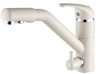 Смеситель для кухни Paulmark Hessen He213017-328 бежевый